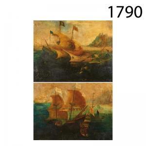 BESTARD MIQUEL 1590-1633,La Flota de Lepanto llegando al puerto de Mallorca,Lamas Bolaño 2016-11-15