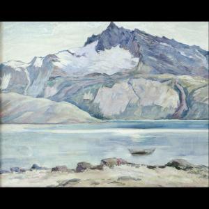 BESTEREIMER Otto 1900-1967,Lago alpino,1943,Von Morenberg IT 2014-04-12