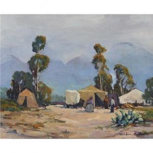 BETHEL Charles Worden 1899-1951,Campsite in the Mountains,Clars Auction Gallery US 2021-06-20