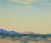 BETHEL Charles Worden 1899-1951,Desert Sunset, Palm Springs California,William Doyle US 2007-11-28