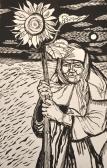 BETHEL DAVID 1923-2006,Peasant and Sunflower,John Nicholson GB 2019-05-29