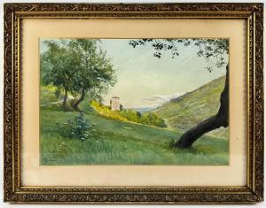 BETHUNE Gaston 1857-1897,Paysage à Allevard,AUCTIE'S FR 2024-02-27