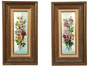 BETOURNE Jean,Floral Decorated Plaques,William Doyle US 2020-09-29