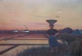 BETRANGER AUG,Sunset Landscape with Lady Carrying Basket on her Head,1903,Keys GB 2013-02-01