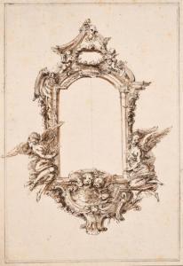 BETTATI Giovanni 1700-1777,Projet d\’encadrement aux anges,Millon & Associés FR 2018-03-23