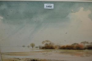 BETTERIDGE Fred A,Winter flood meadow,1987,Lawrences of Bletchingley GB 2018-09-04