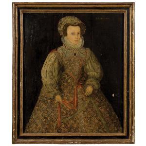 Bettes John 1530-1616,Ritratto di giovane dama,1580,Della Rocca IT 2017-12-05