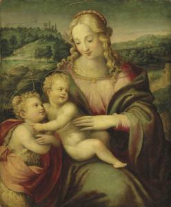 BETTI Niccoló 1571-1617,Madonna and Child with the Infant Saint John the B,Christie's GB 2018-04-19