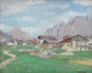 BETTINELLI Mario Giuseppe 1880-1953,Paesaggio montano,Meeting Art IT 2013-01-05