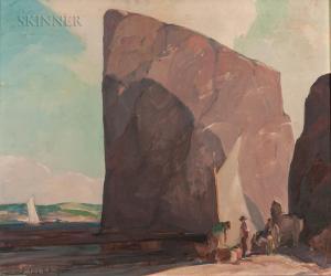 BETTINGER Hoyland B 1890-1950,The Percé Rock,Skinner US 2019-07-19