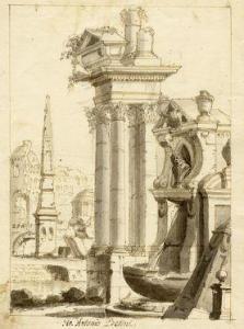 BETTINI G.Antonio 1700-1773,Capriccio architettonico.,Gonnelli IT 2020-05-26