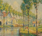 BETTS Theon,Rolampont - France Marne Canal,1918,Skinner US 2009-05-15