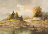 BETZ Andreas 1910-1963,Landscape,Hindman US 2021-11-11