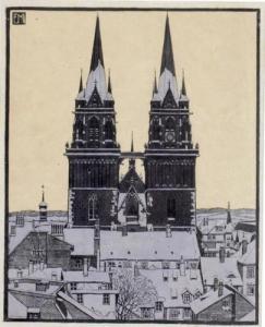 BETZ Ernst 1898-1989,Blick auf die Martinskirche in Kassel,DAWO Auktionen DE 2017-02-17