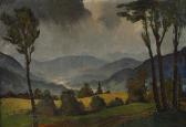 BEUTNER Johannes 1890-1960,Landschaft in Oberbayern,1905,Mehlis DE 2020-11-17