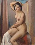 BEUTNER Johannes 1890-1960,Susanna at her bath,1947,Schmidt Kunstauktionen Dresden DE 2017-12-09