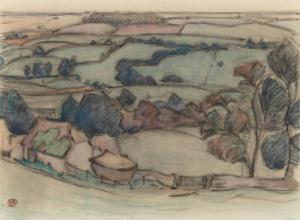 BEVAN Robert Polhill 1865-1925,In the Upper Culm Valley,1916,Bonhams GB 2024-03-27