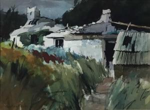 BEVAN VAUGHAN Gwillim 1921,Derelict Cottage, Demiolen, Gwynedd (3 works),Reeman Dansie GB 2021-10-03