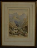 BEVERLY Roxby,Mountain Scene with Religious Procession C,Bamfords Auctioneers and Valuers 2017-05-24