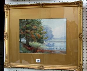 BEVIS O J,showing a lake scene with trees, the other showing,Wotton GB 2017-03-28