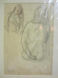 BEVIS ROWLES Lillian May 1914-1918,nude,Cheffins GB 2012-05-17