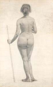 BEVIS ROWLES Lillian May 1914-1918,Standing nude,Woolley & Wallis GB 2021-05-11