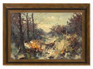 BEVORT John 1917-1996,Pheasant in Winter Landscape,1960,Auctionata DE 2015-07-21