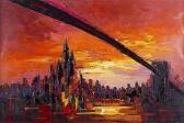 BEVORT John 1917-1996,The Skyline,Hindman US 2013-12-17