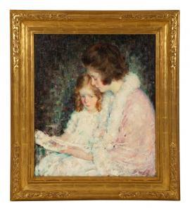 BEWLEY Murray Percival,Portrait of a Mother and Daughter (Artist's Wife B,1922,Hindman 2022-07-14