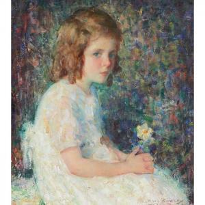 BEWLEY Murray Percival 1884-1964,Young Girl with Flowers,Treadway US 2016-12-03