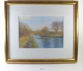 BEWSHER STEVEN,Canal Scene - Canal Bridge at Stockton Heath,Smiths of Newent Auctioneers 2019-10-04