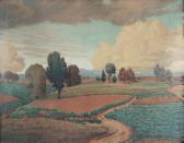 BEYER Josef Johann 1861-1933,Pejzaż z burzowymi chmurami,1914,Rempex PL 2021-10-27