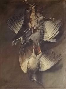 BEYER Max Otto 1863-1902,Martwa natura z ptakami,Rempex PL 2021-09-08