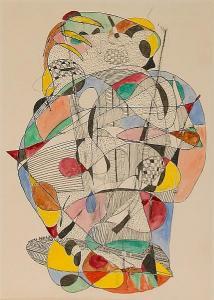 BEYLE Andre 1921-1986,Linear Abstraction,1959,Bonhams GB 2009-05-04