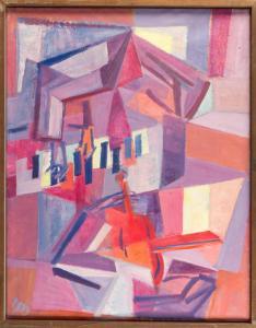 BIALEK Leonhard 1914,abstract painting,Historia Auctionata DE 2012-09-21