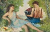 BIANCHI Alberto 1882-1969,dream (lovers in a pastoral),Waddington's CA 2006-05-16