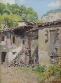 BIANCHI Arturo 1856-1939,Baite nella Val Canonica,Meeting Art IT 2013-10-12