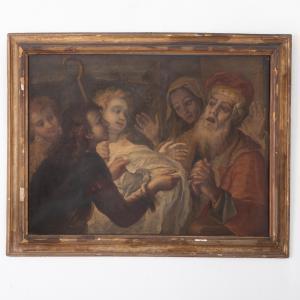 BIANCHI Federico 1635-1719,Il ritrovamento della tunica di Giuseppe,Wannenes Art Auctions 2024-02-06