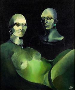 BIANCHI Melanie 1966,Ritratto di donne,1983,Casa d'Aste Arcadia IT 2023-03-07