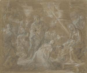 BIANCHI Pietro 1694-1740,L'Adoration des Mages,Christie's GB 2019-03-27
