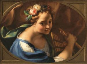 BIANCHI Pietro 1694-1740,The Muse Euterpe,1728,Stahl DE 2019-04-13