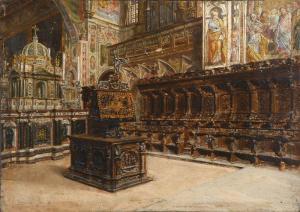 BIANCHIINI A,Das Innere der Basilica di San Marco in Venedig,1907,Schlosser DE 2013-06-29