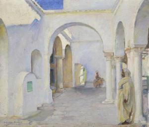 BIANCO Pieretto Bortoluzzi 1875-1937,Tripoli, Moschea dei Caramanli,1931,Meeting Art IT 2018-10-24