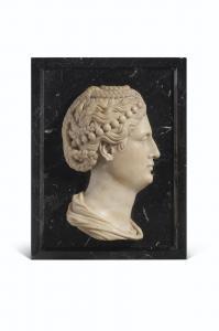 BIANCO Simone 1512-1553,PROFILE RELIEF PROBABLY OF FAUSTINA THE ELDER,Christie's GB 2021-10-14