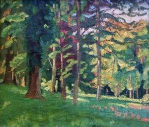 BICHET Charles Theodore 1863-1929,Forest,1925,Matsa IL 2024-01-29