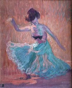 BICHET Charles Theodore 1863-1929,La danseuse,Neret-Minet FR 2023-02-22