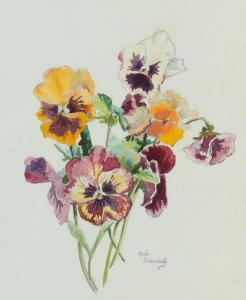 BICKERSTAFF Renee 1904-1983,STILL LIFE FLOWERS,Ross's Auctioneers and values IE 2023-12-06
