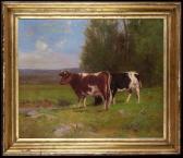 BICKNELL Albion Harris 1837-1915,Pastoral Landscape with Cows,Auctions by the Bay US 2003-05-18