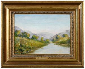 BICKNELL Frank Alfred 1866-1943,Summer Landscape,Brunk Auctions US 2019-05-18