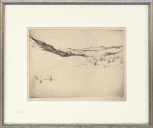 BICKNELL William Henry Warren 1860-1947,Dune landscape.,Eldred's US 2019-06-13